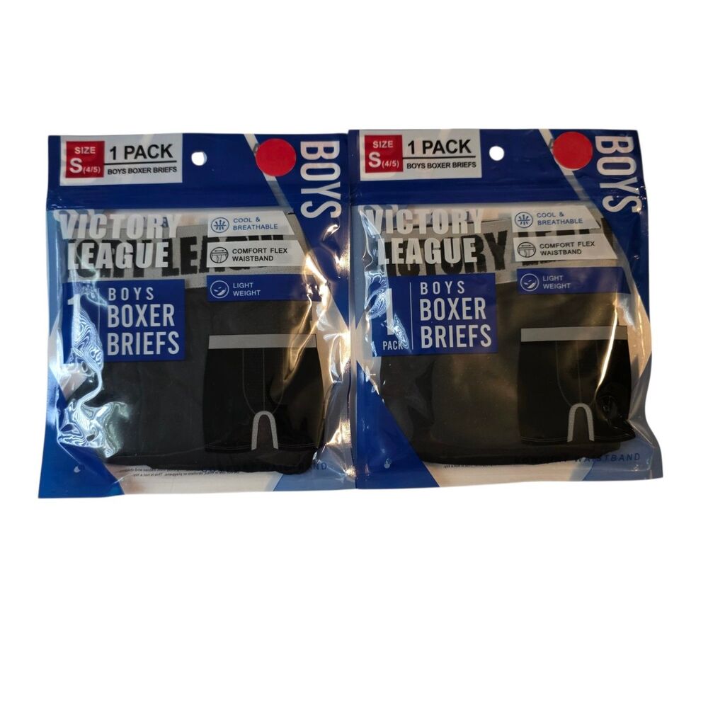 Victory League - Boys - Boxer Briefs Size Small (4/5) Lot Of 2